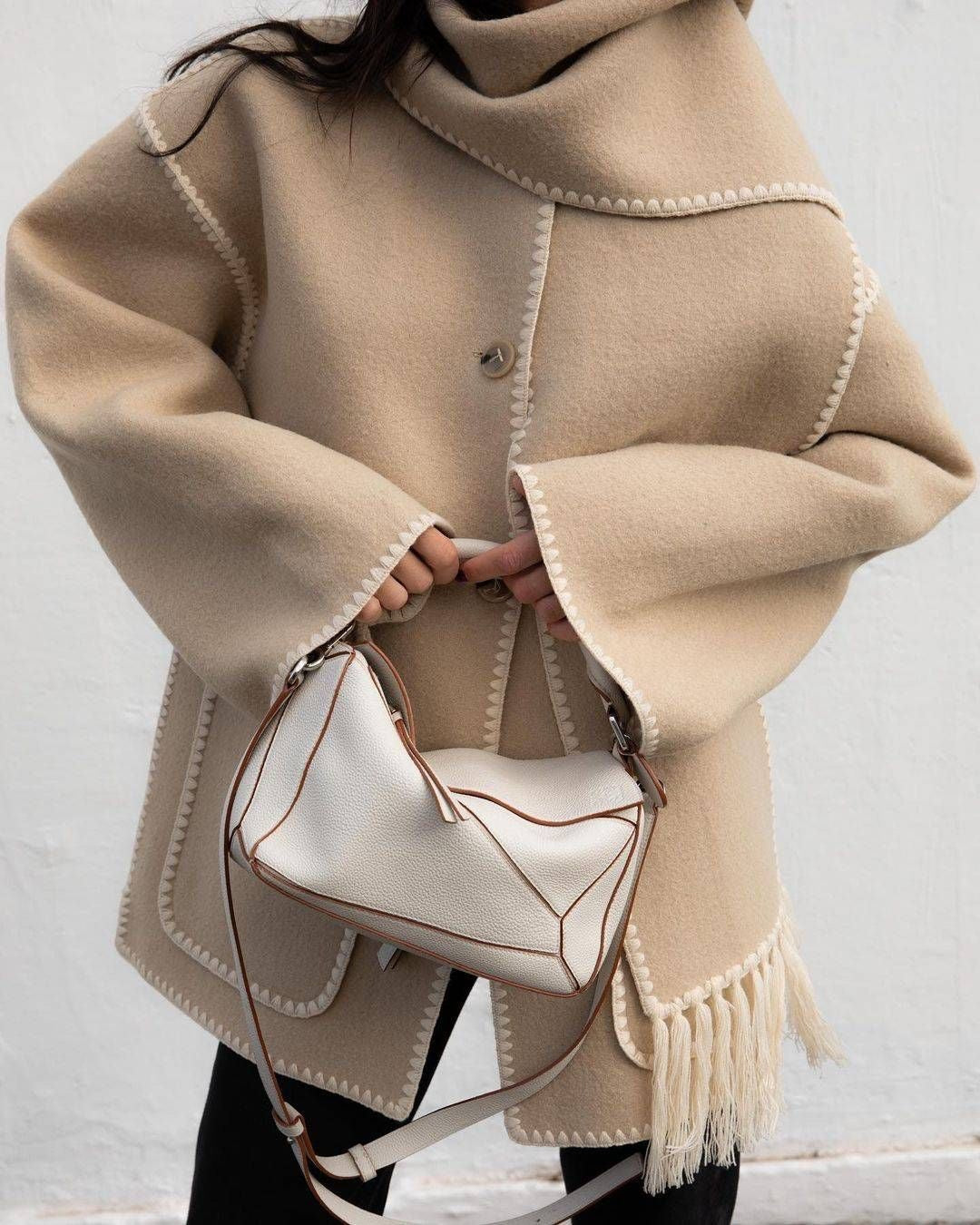 Manteau à écharpe Jolie