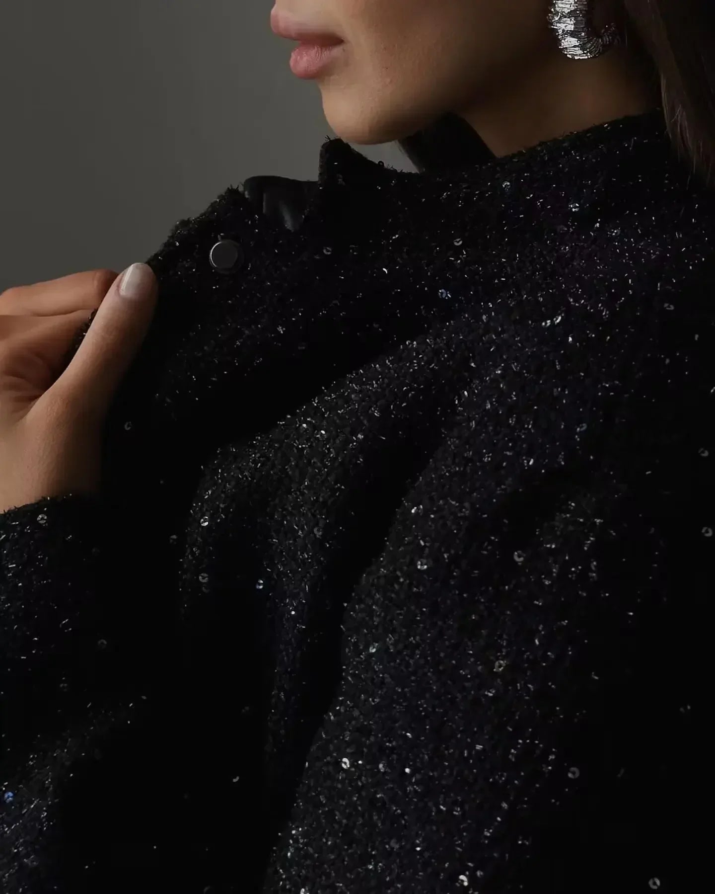 Jolie- Veste à Paillettes