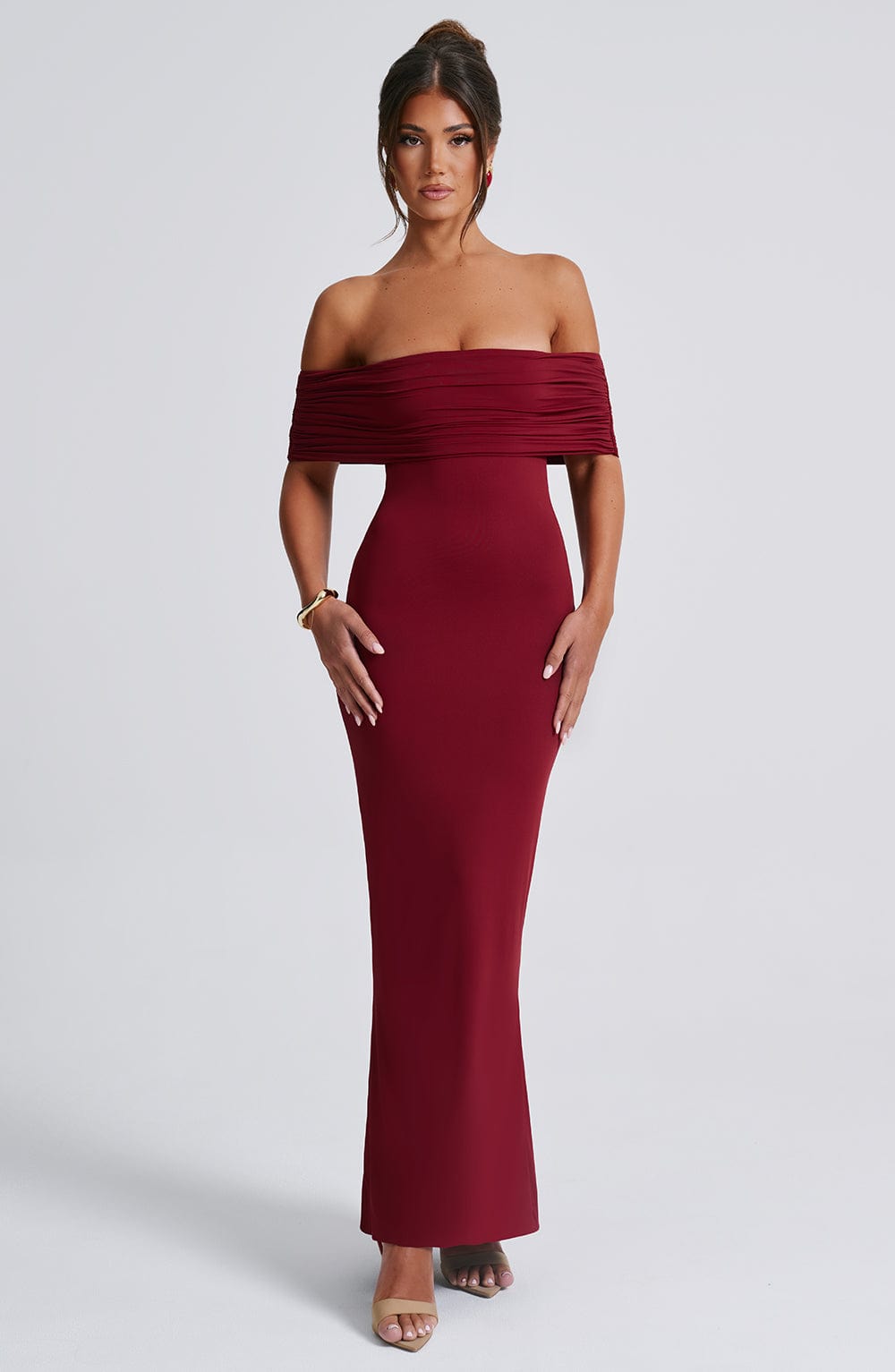 Robe longue Amélie - Bourgogne