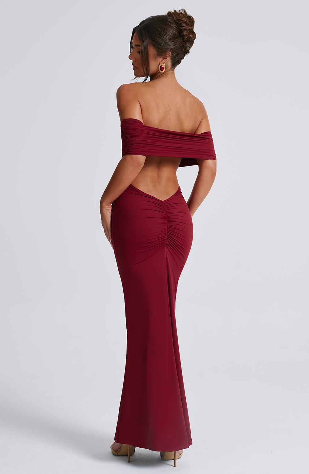 Robe longue Amélie - Bourgogne