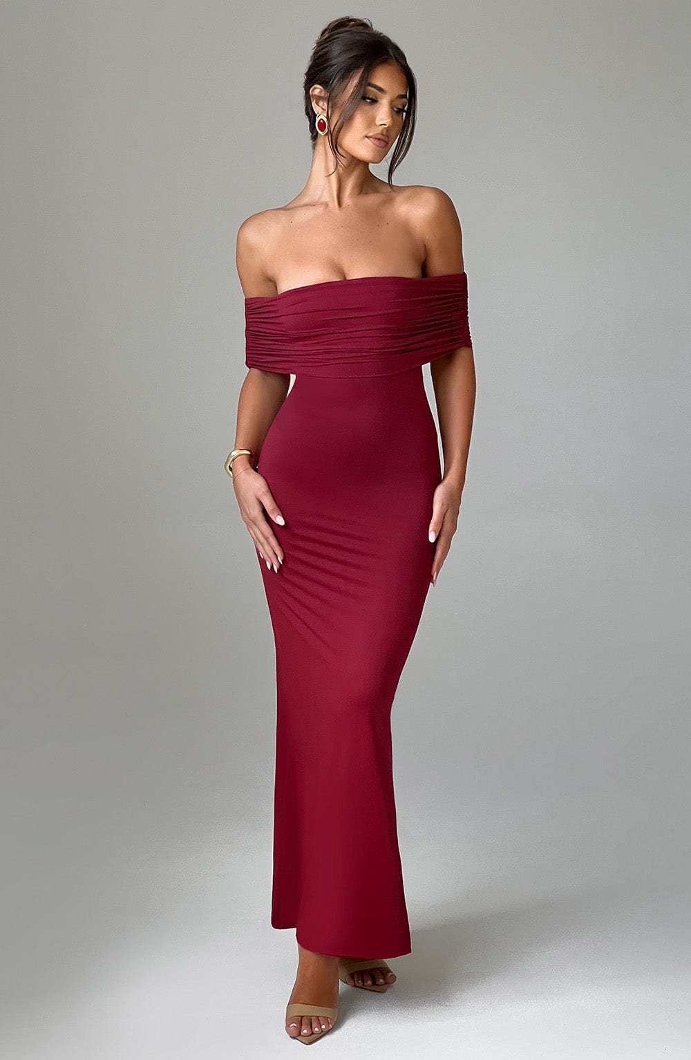 Robe longue Amélie - Bourgogne