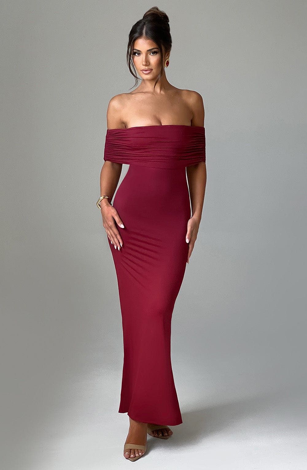Robe longue Amélie - Bourgogne