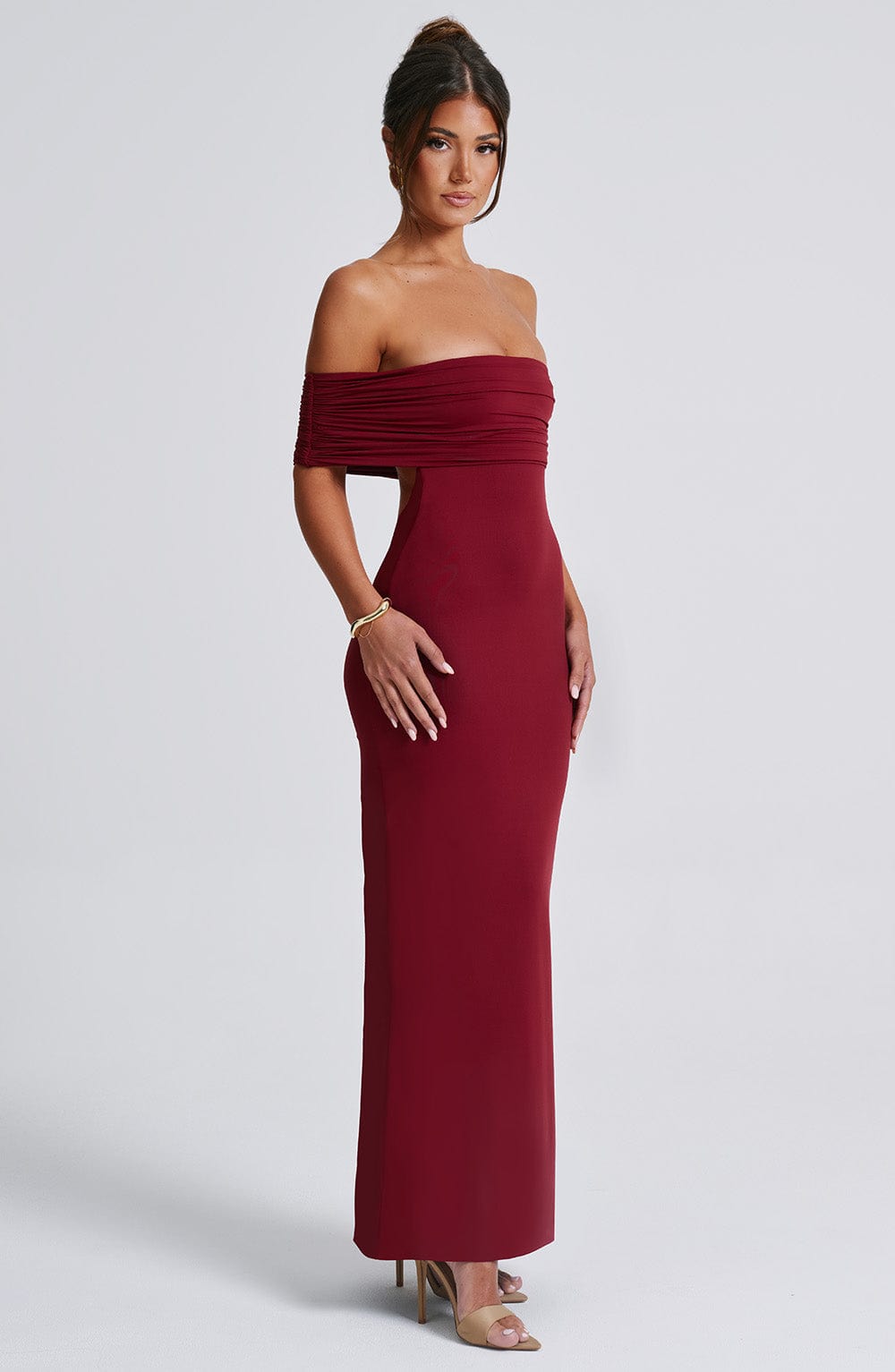 Robe longue Amélie - Bourgogne
