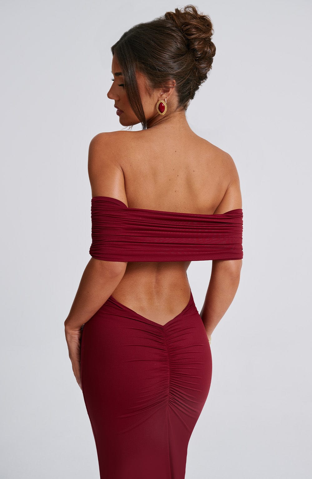 Robe longue Amélie - Bourgogne