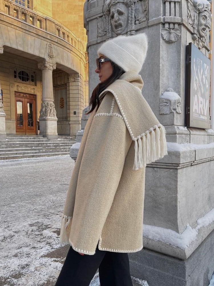 Manteau à écharpe Jolie