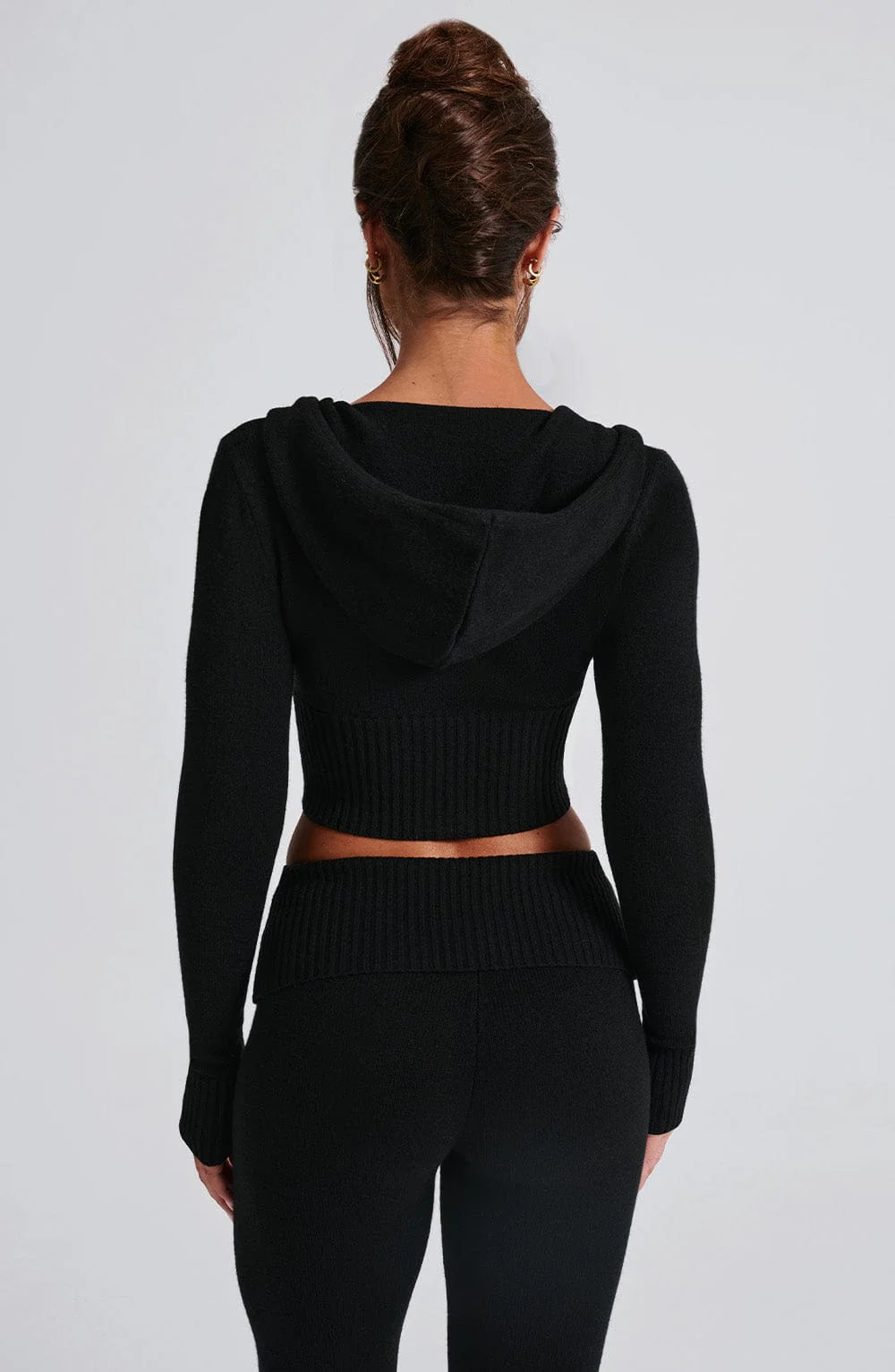 Sweat à capuche en tricot Donna