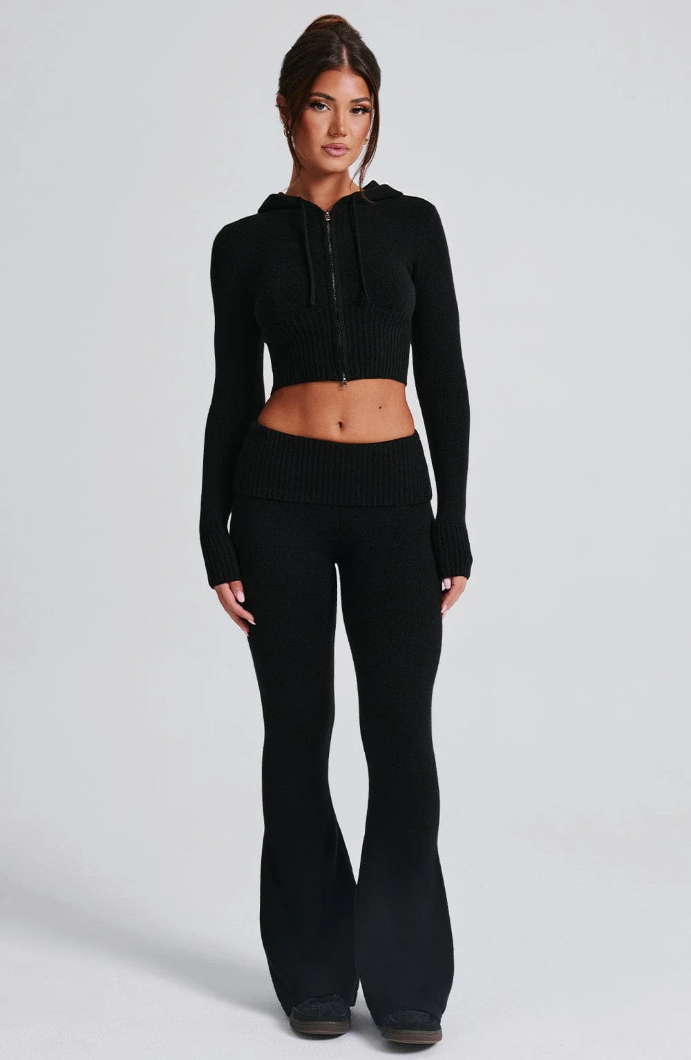 Sweat à capuche en tricot Donna