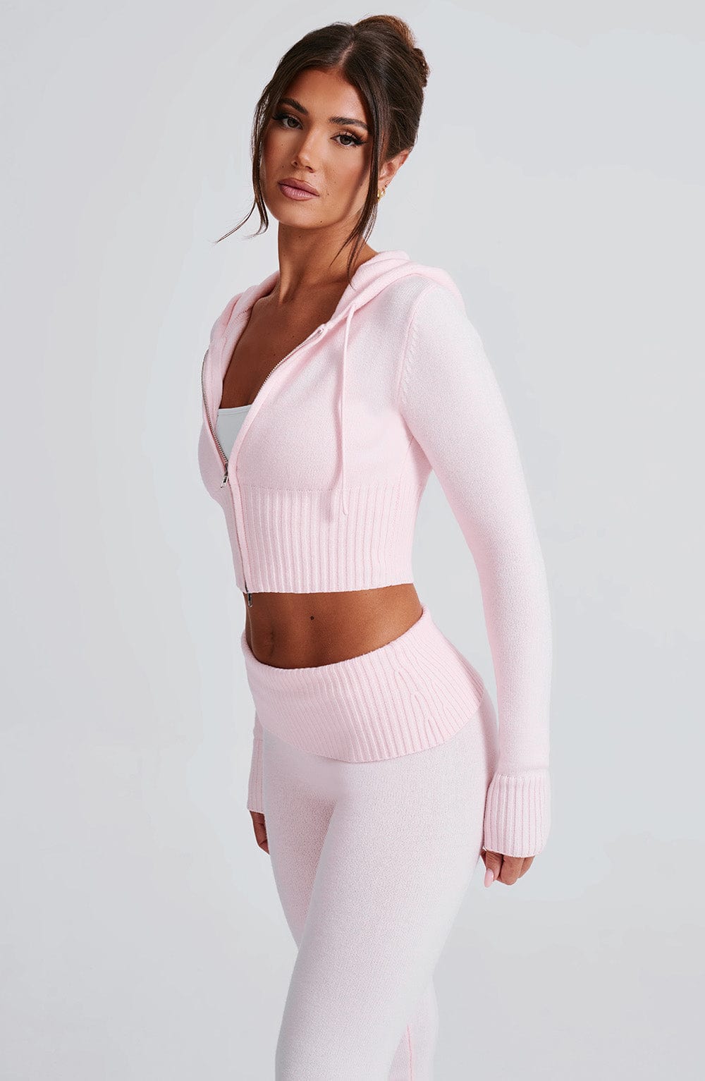 Sweat à capuche en tricot Donna