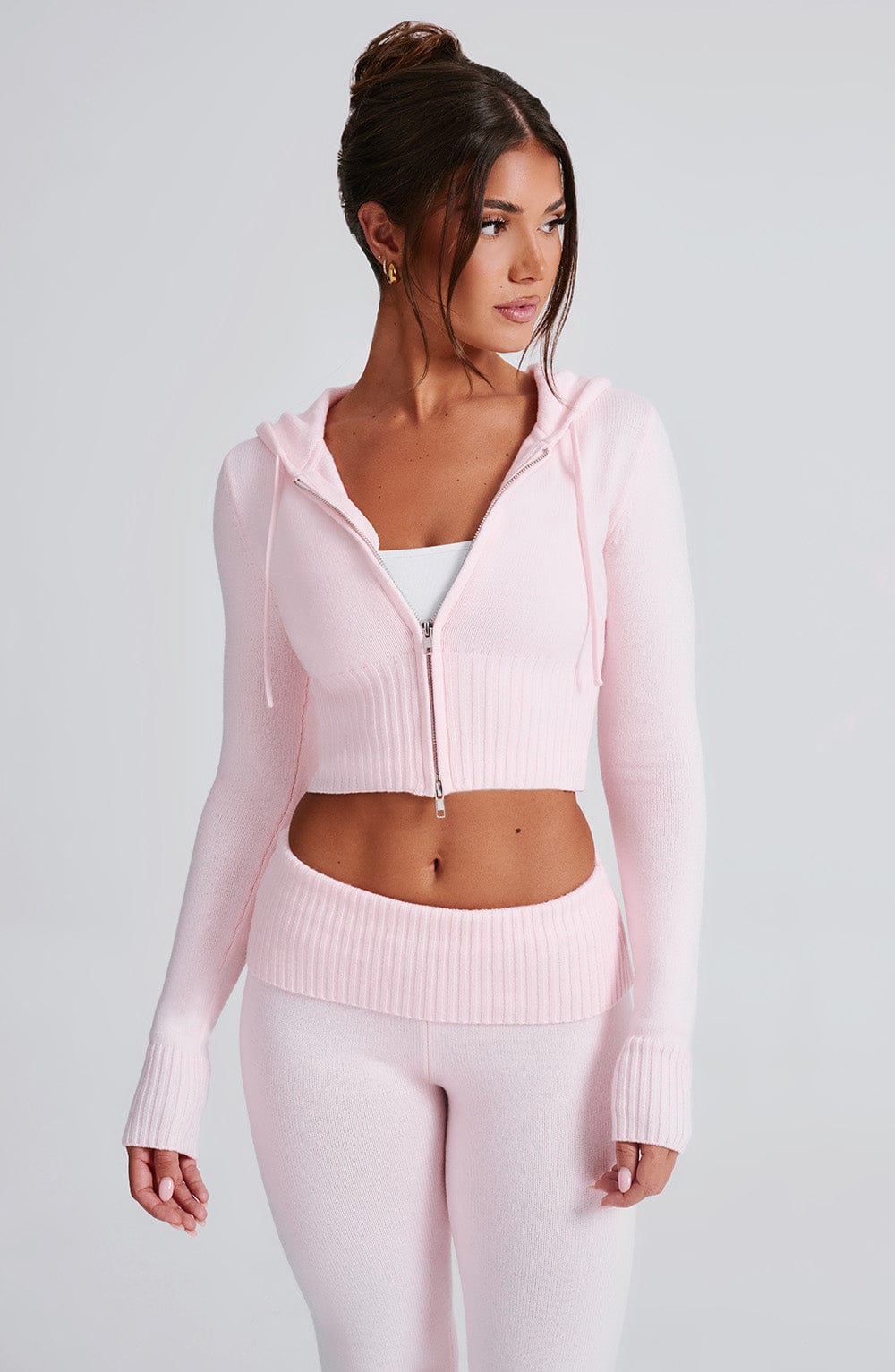 Sweat à capuche en tricot Donna