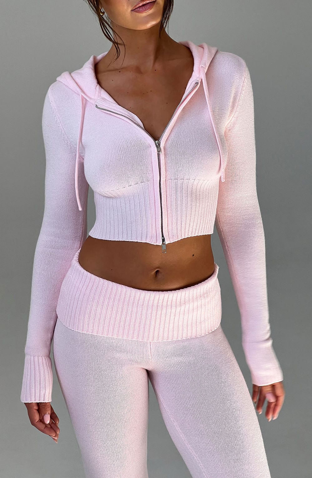 Sweat à capuche en tricot Donna