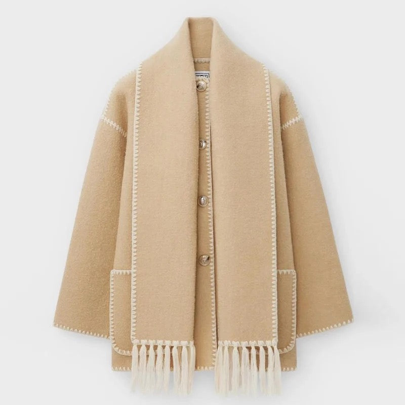 Manteau à écharpe Jolie