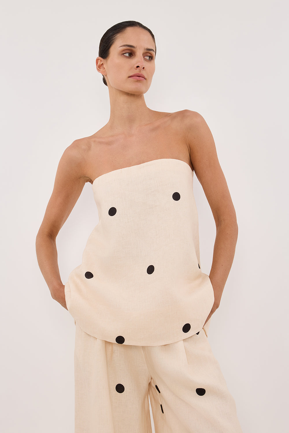 Ensemble pantalon à pois | Jolie |
