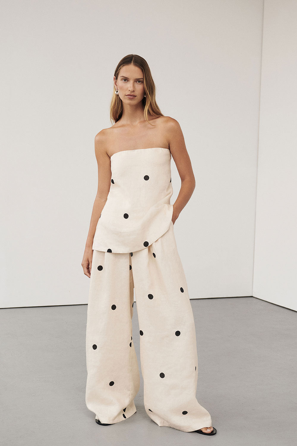 Ensemble pantalon à pois | Jolie |