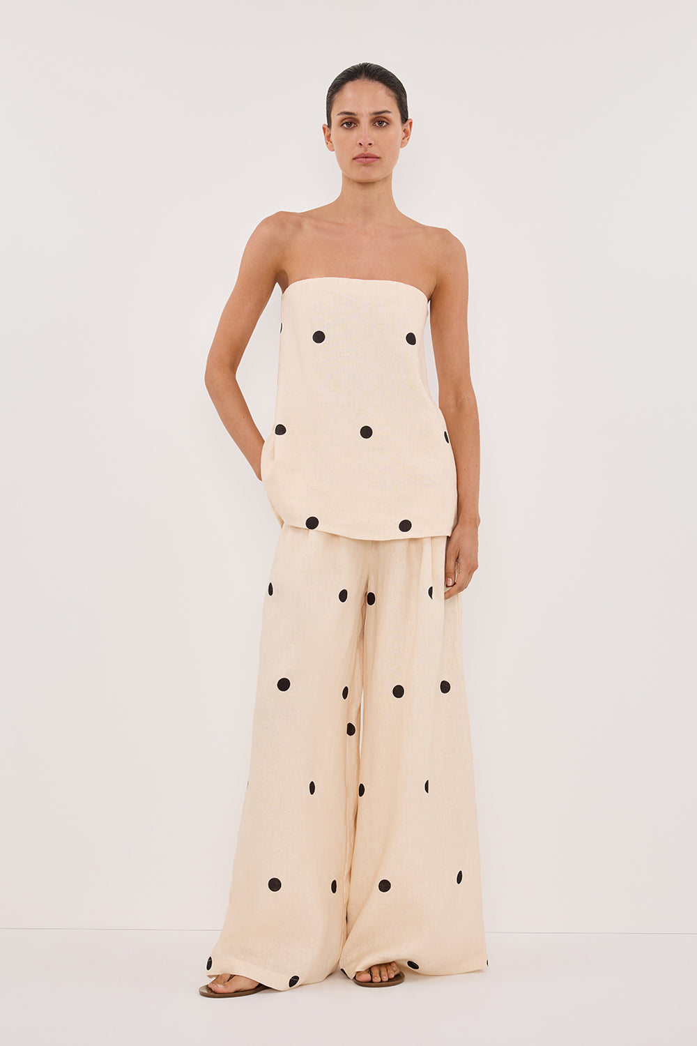 Ensemble pantalon à pois | Jolie |