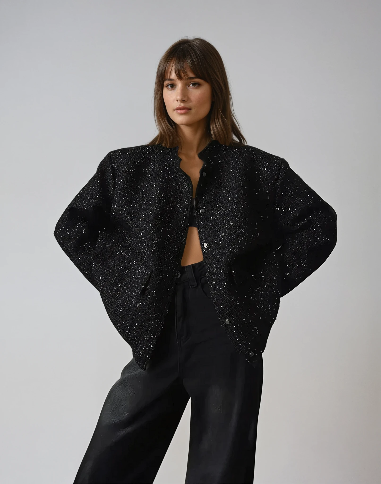 Jolie- Veste à Paillettes
