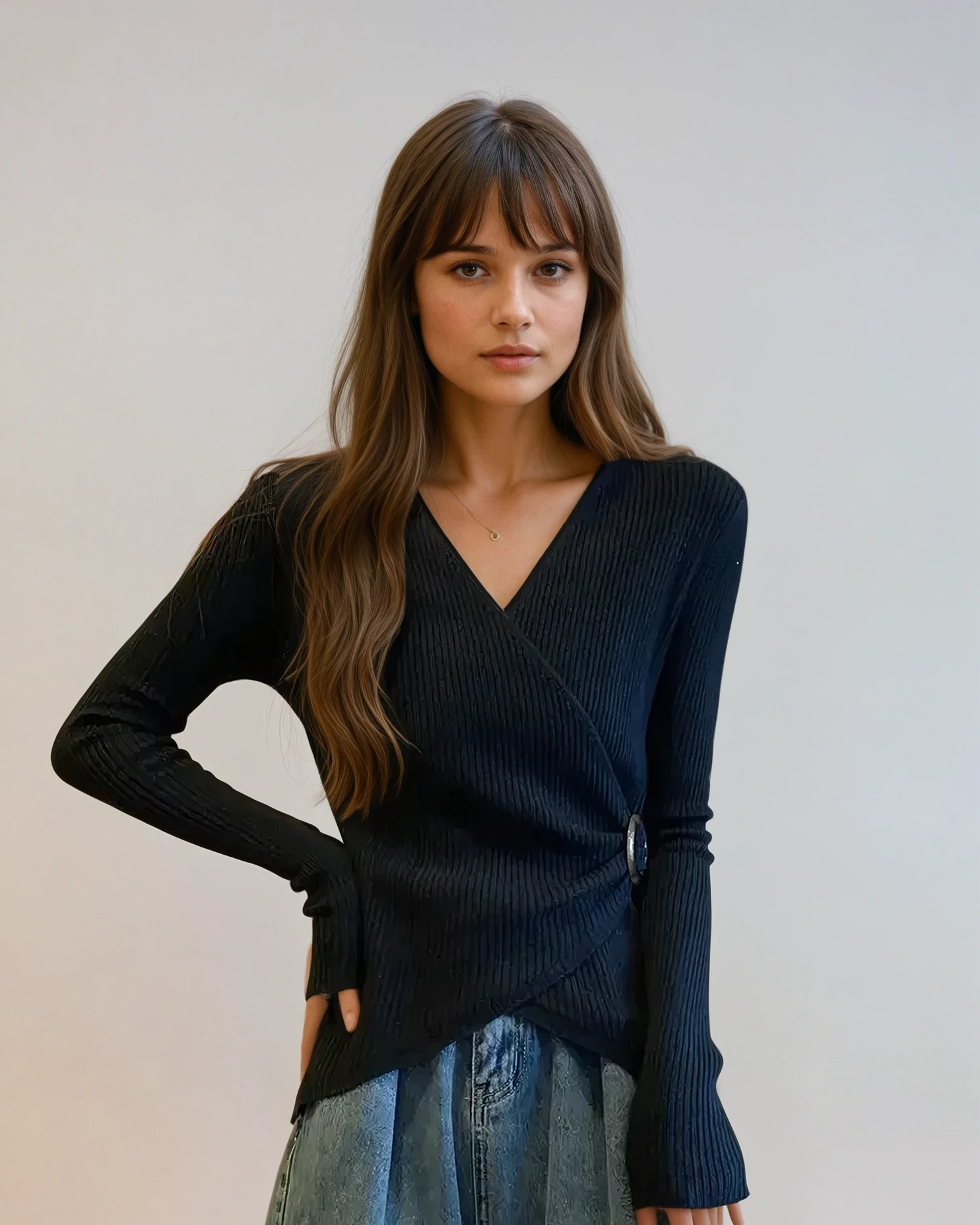 Chloé | Pull en Maille avec Ceinture