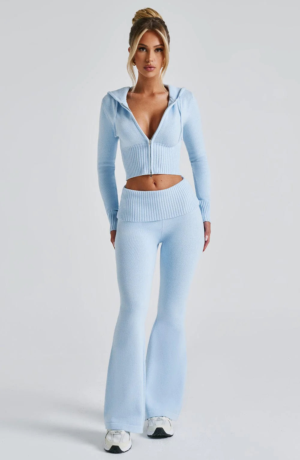 Sweat à capuche en tricot Donna