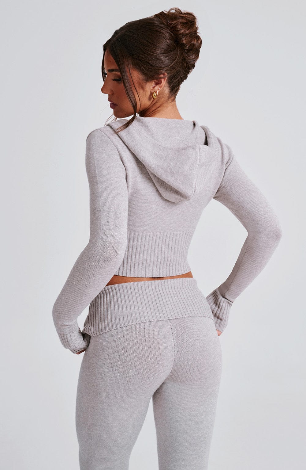 Sweat à capuche en tricot Donna