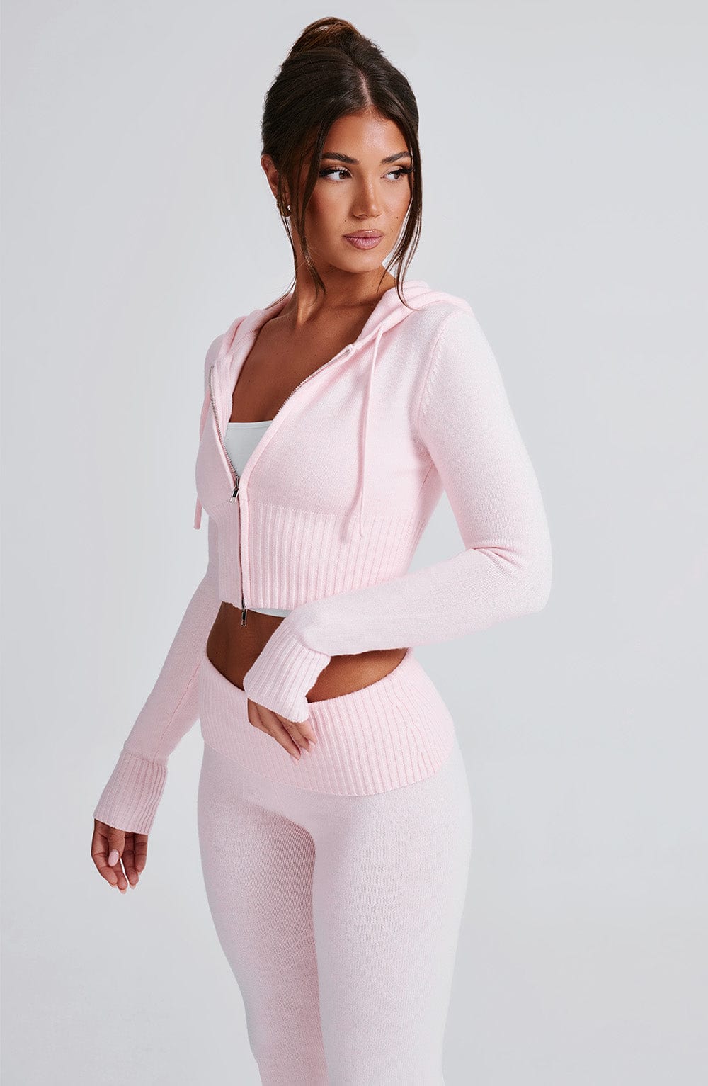 Sweat à capuche en tricot Donna