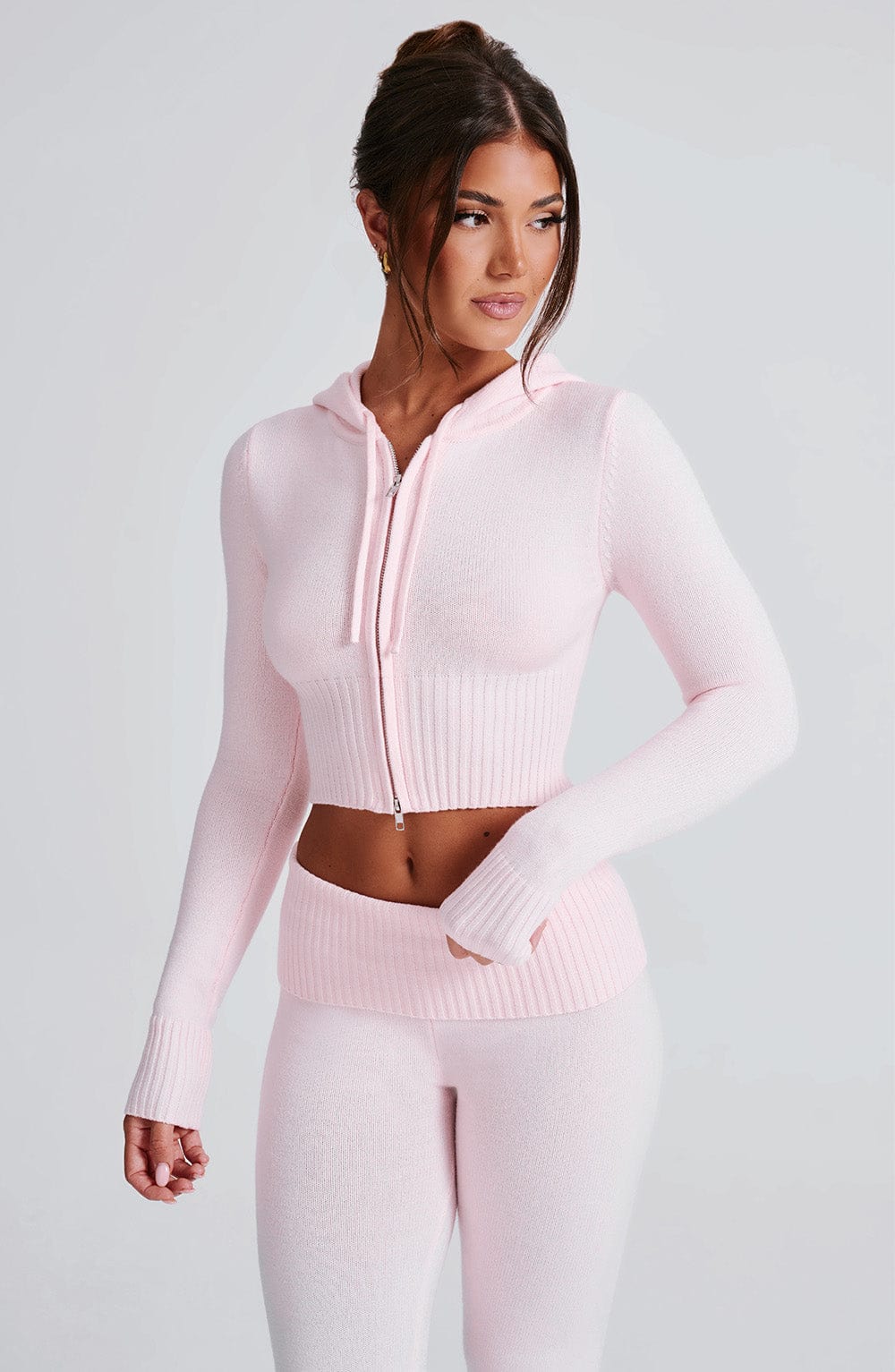 Sweat à capuche en tricot Donna