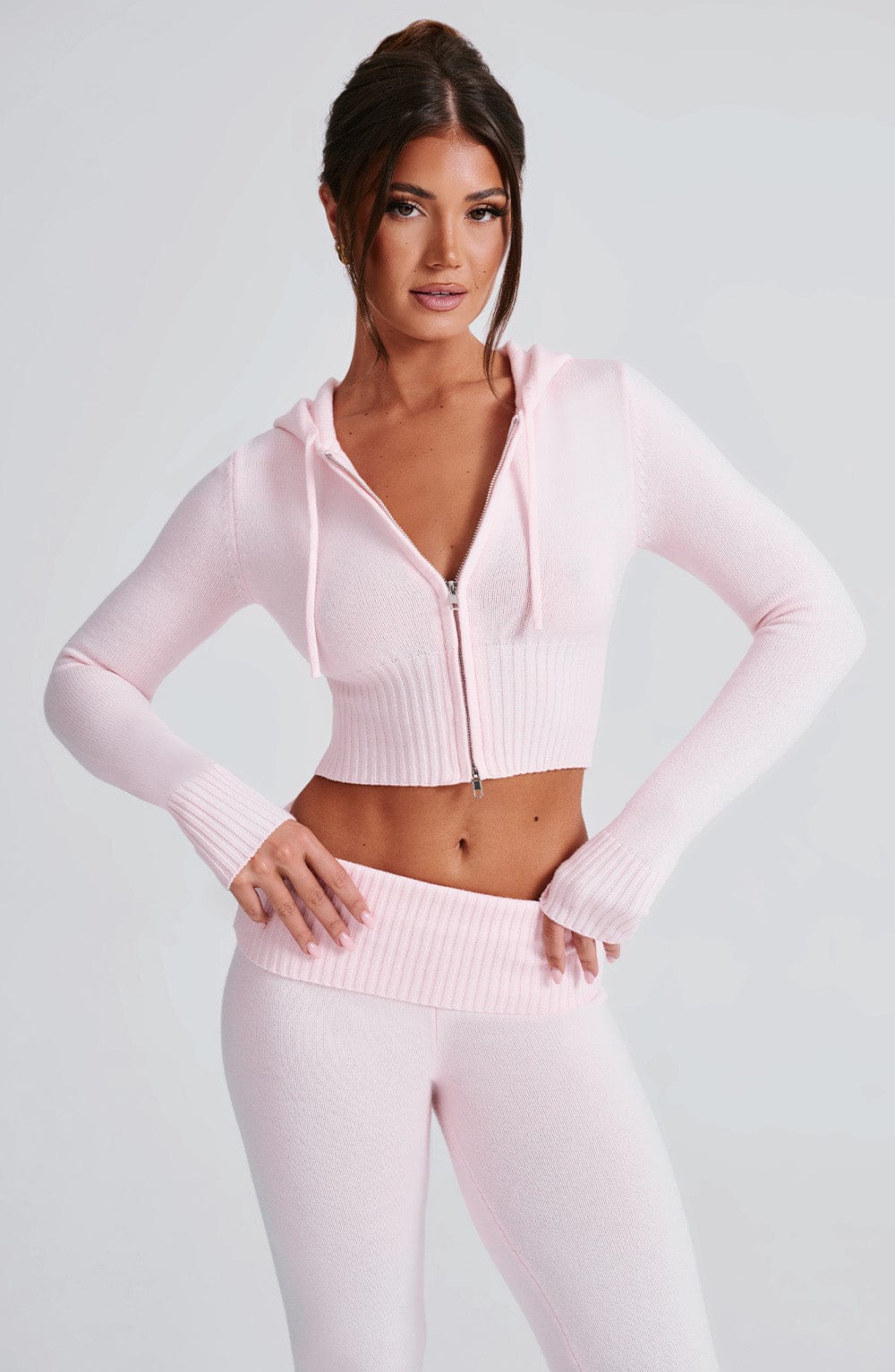 Sweat à capuche en tricot Donna