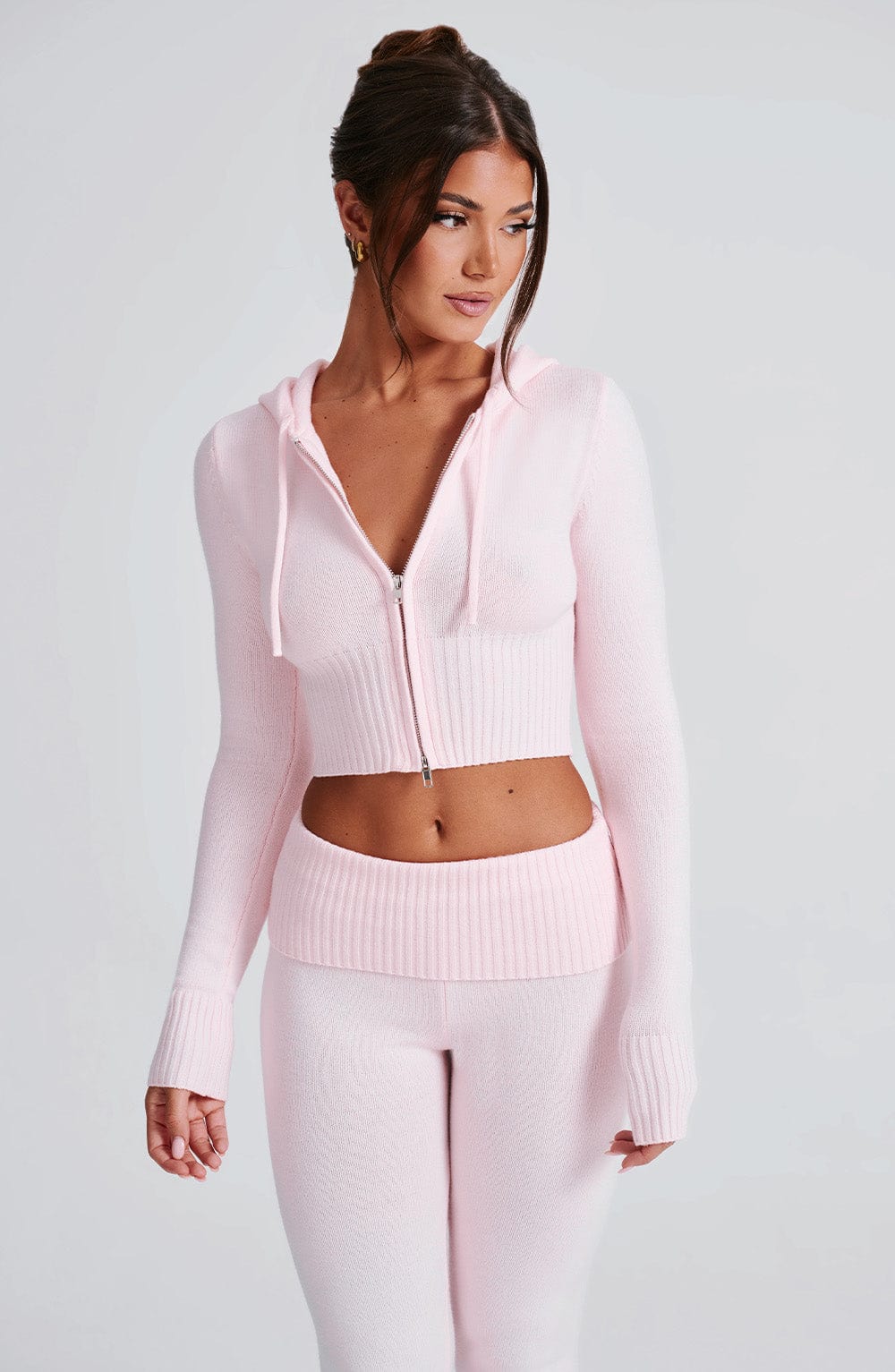 Sweat à capuche en tricot Donna