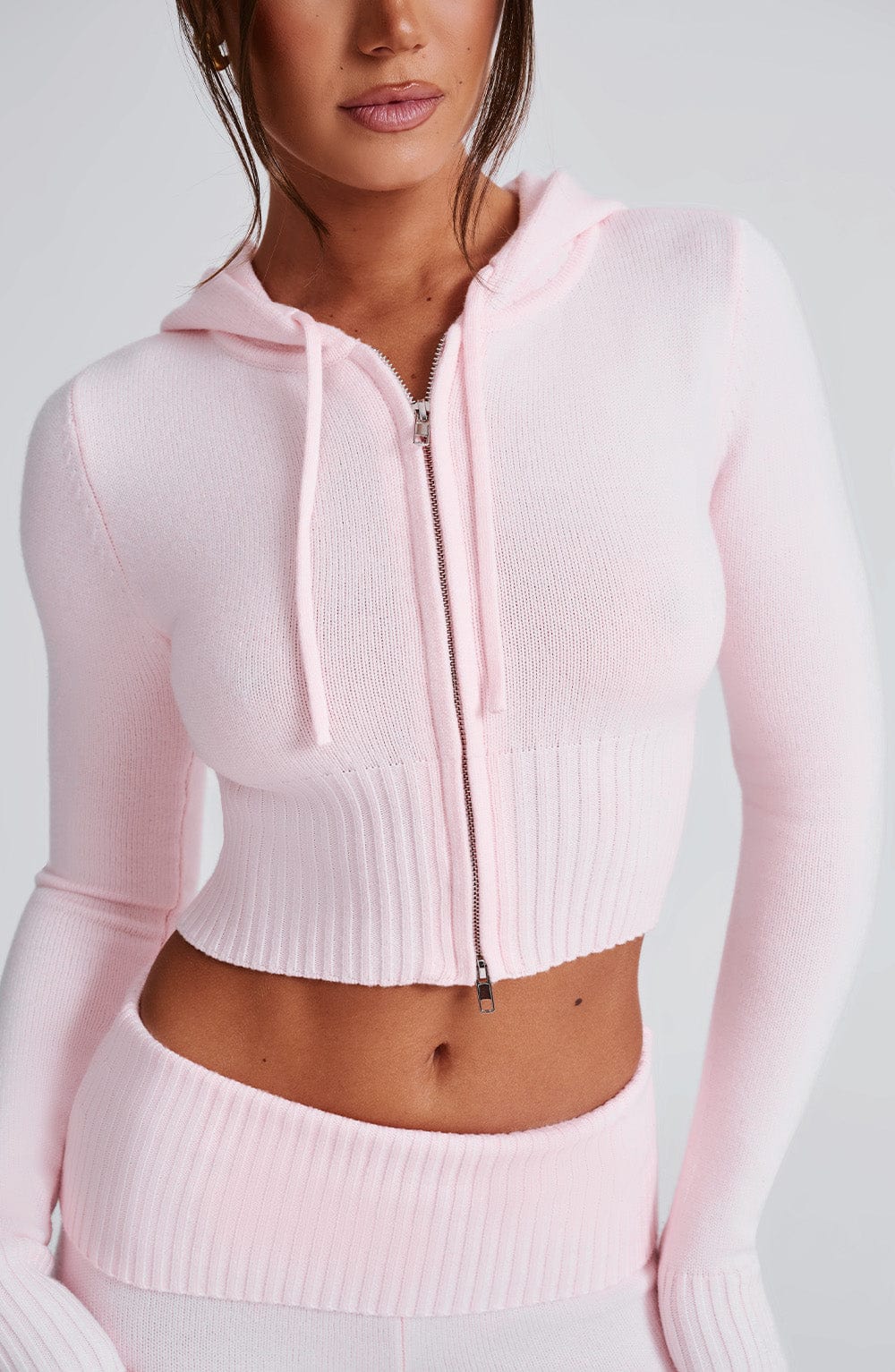 Sweat à capuche en tricot Donna