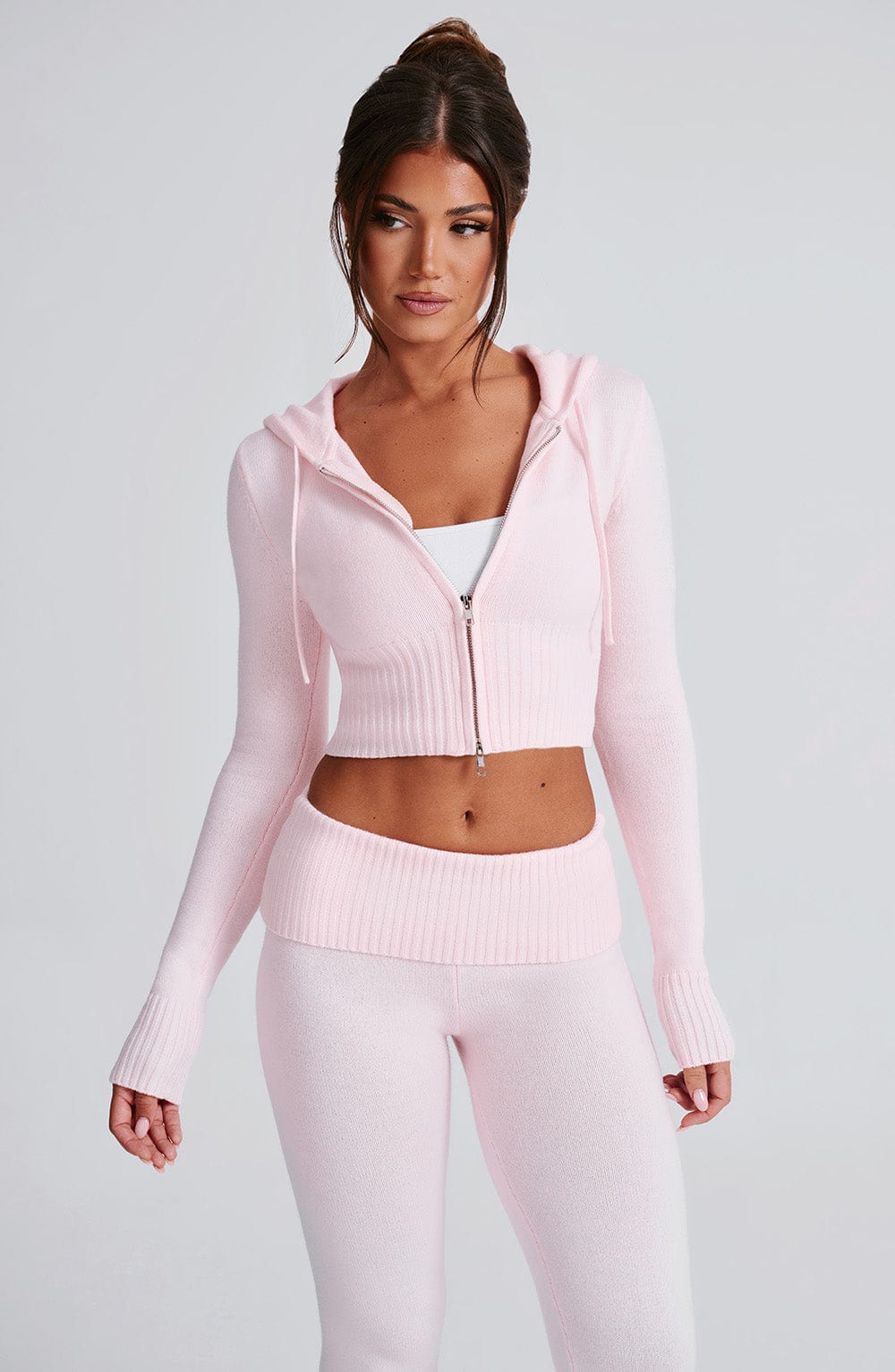 Sweat à capuche en tricot Donna