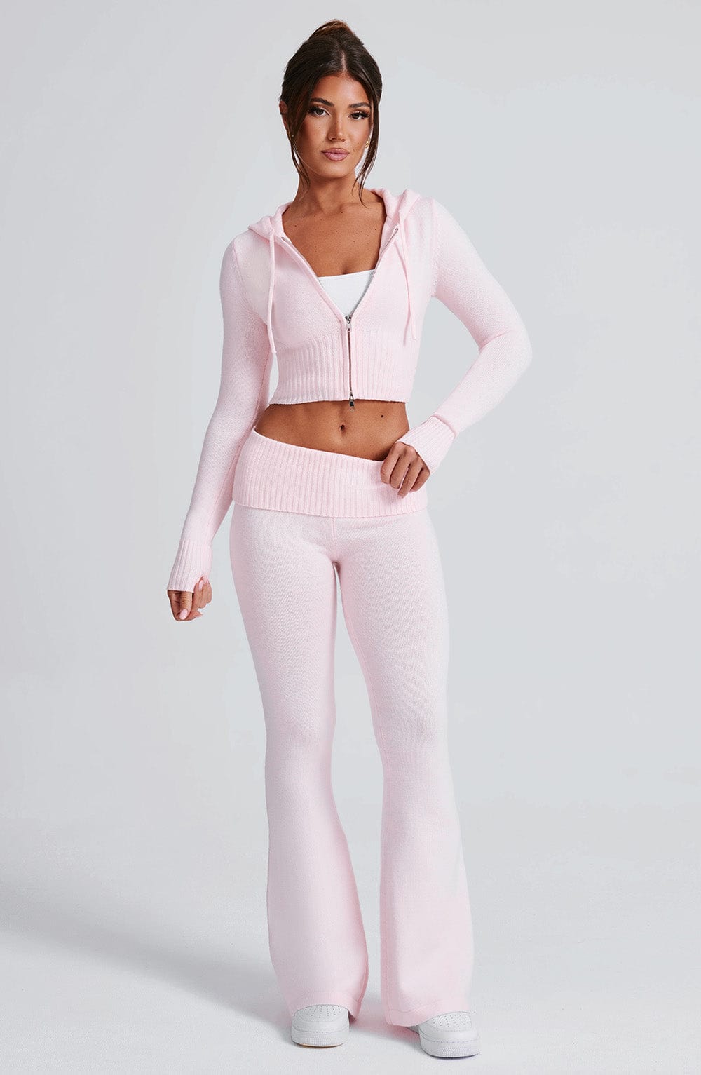 Sweat à capuche en tricot Donna