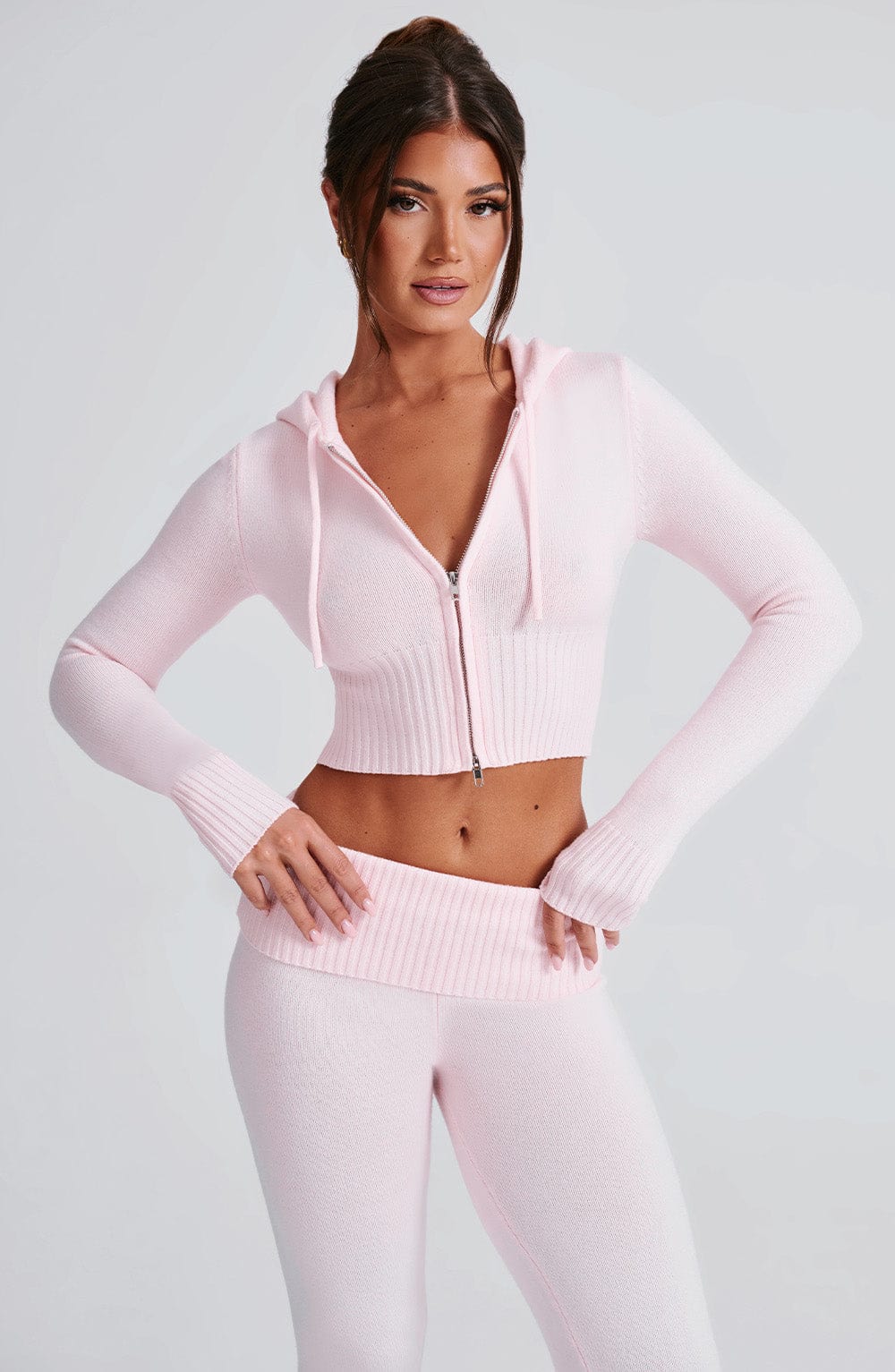 Sweat à capuche en tricot Donna