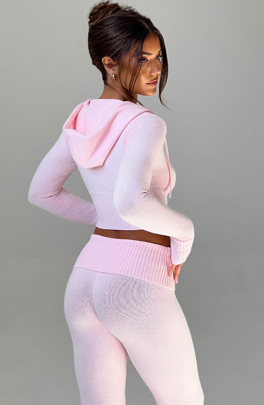 Sweat à capuche en tricot Donna