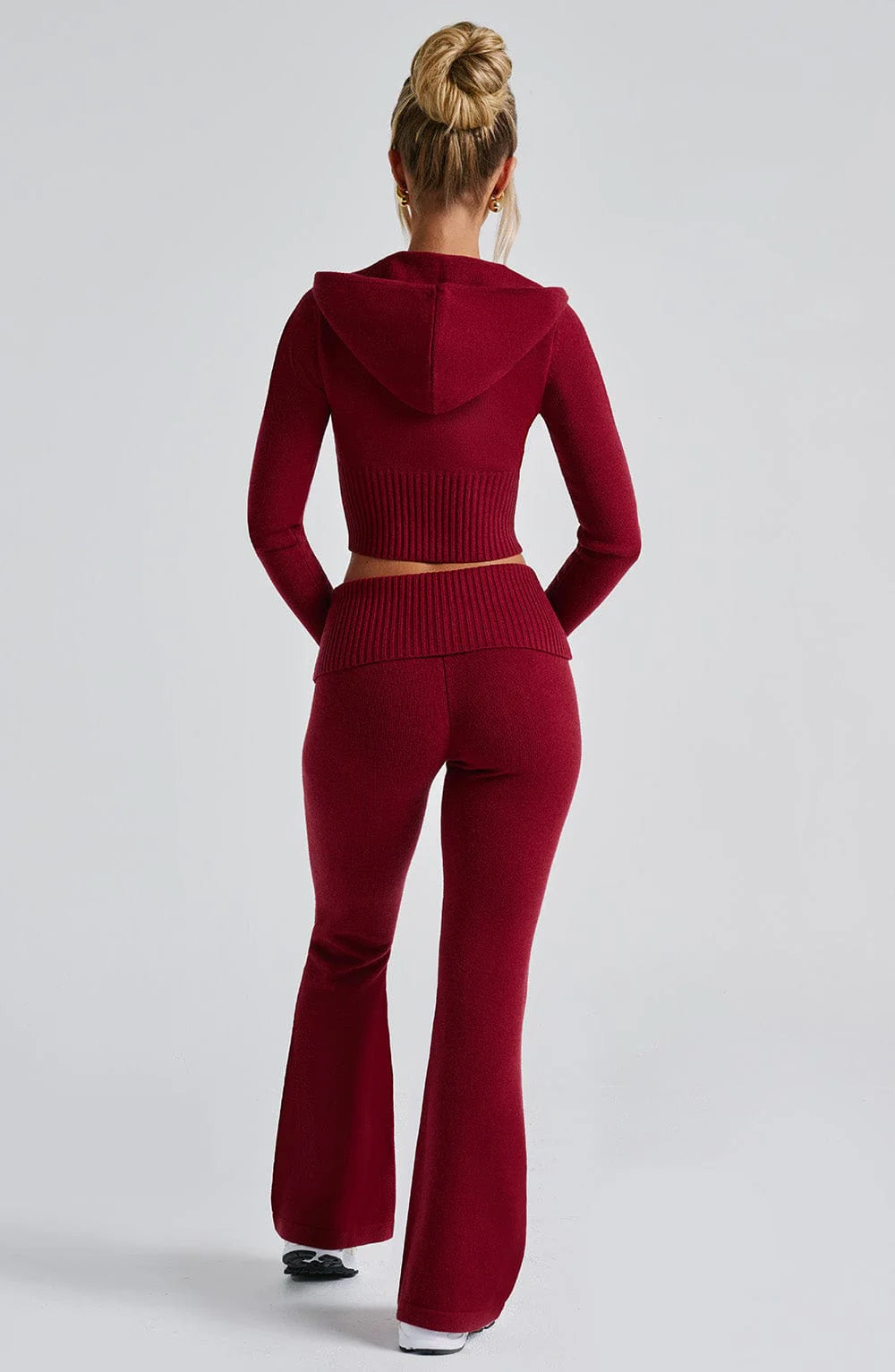 Sweat à capuche en tricot Donna