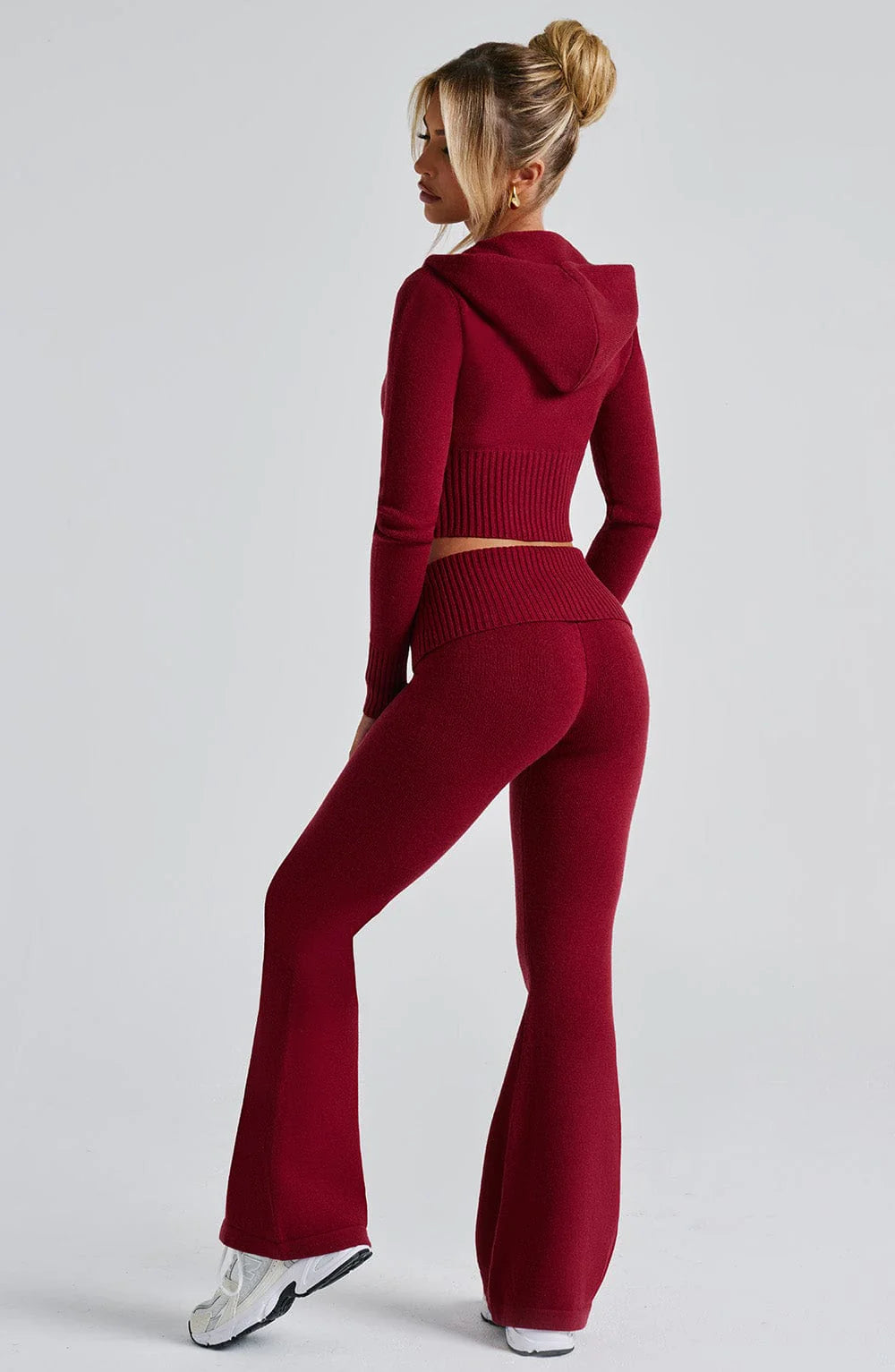 Sweat à capuche en tricot Donna
