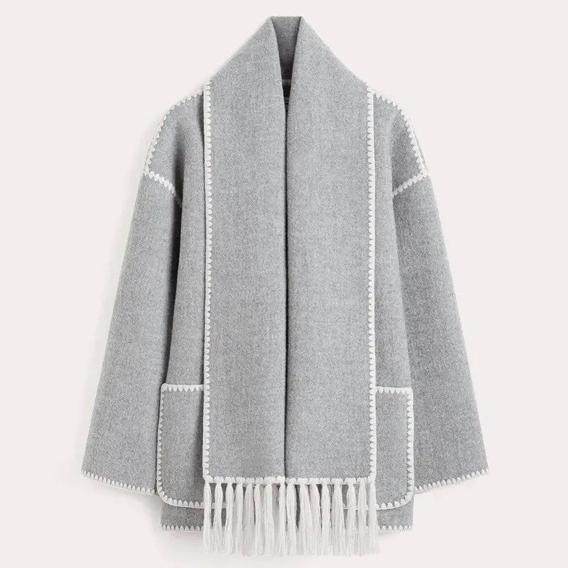 Manteau à écharpe Jolie